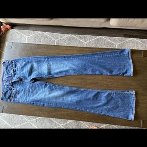 American eagle womens 4 long artist flare jeans
